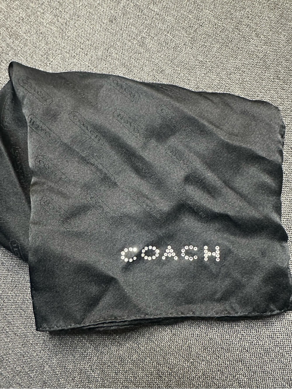 Coach silk scarf